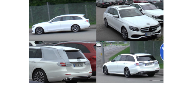 Erlkönig erwischt: Mercedes-Benz E-Klasse T-Modell: Spy Shot Video: E-Klasse Kombi S213 fast ungetarnt! 