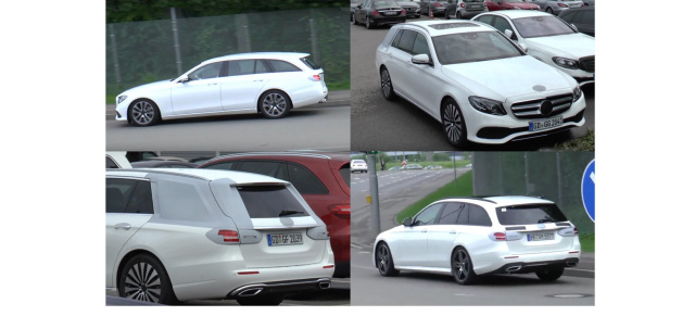 Erlkönig erwischt: Mercedes-Benz E-Klasse T-Modell: Spy Shot Video: E-Klasse Kombi S213 fast ungetarnt!