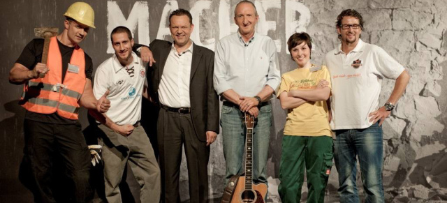 Wir sind die MACHER: Mike Krüger und Mercedes-Benz präsentieren exklusives Album mit handfesten MACHER-Songs: Acht MACHER-Betrieben wird ein musikalisches Denkmal gesetzt