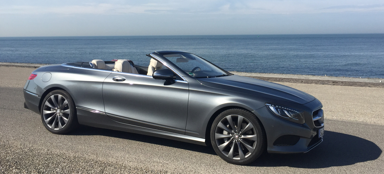 Mooie Auto wir cruisen mit dem S500 Cabrio die holländische Küste entlang (E)S ist einfach