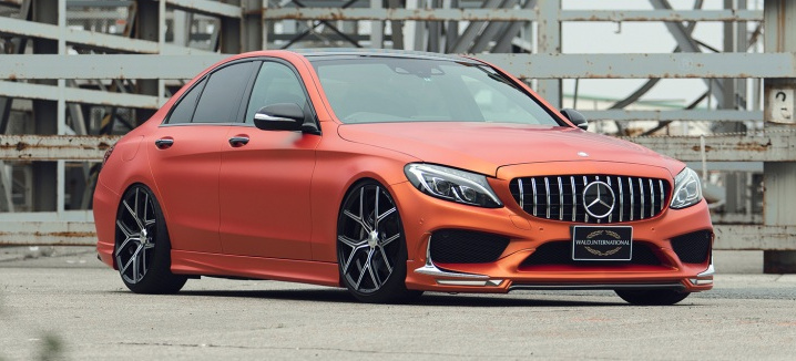 Japan Tuning Fur Die Mercedes Benz C Klasse W205 Auf Lager W205 Performance Zubehor Von Wald International Performance Mercedes Fans Das Magazin Fur Mercedes Benz Enthusiasten