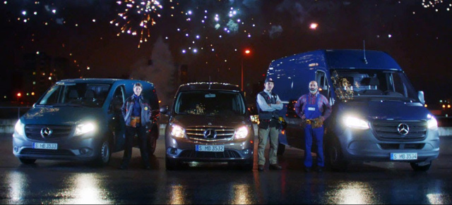Mercedes sagt „Danke“: Mercedes-Benz Weihnachtsvideo „Feiertagshelden"