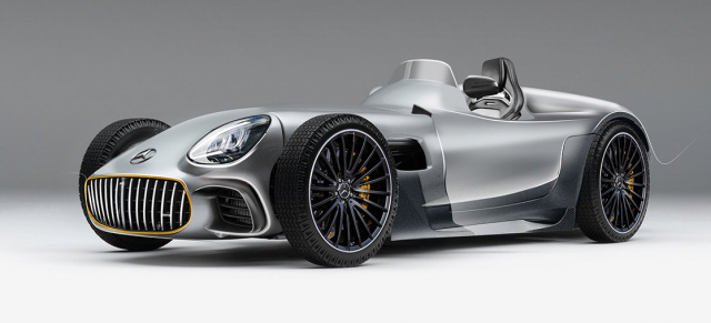 Mercedes-Benz: Verneigung vor einer Legende: FANGIO: Visionäre Hommage an den W196 R Monoposto