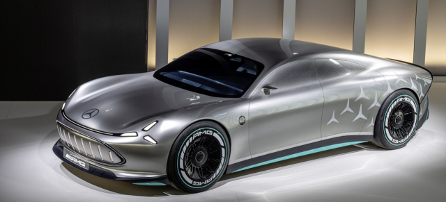 Premiere: Showcar Vision AMG: Blick in die vollelektrische Zukunft von Mercedes-AMG