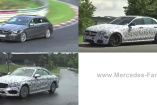Mercedes-Benz Erlkönig: 3 Videos: Drei auf einen Streich: Mercedes Erlkönige am Nürburgring gefilmt 