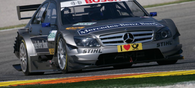 DTM Valencia: Mercedes neuer Tabellenführer: Mercedes Fahrer  Bruno Spengler Zweiter hinter Audi Pilot Ekström