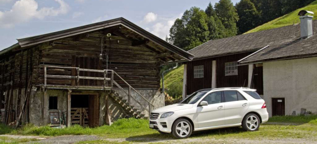 Mercedes-Benz M-Klasse ist "Auto des Jahres 2012": Das Mercedes SUV siegt bei Leserwahl von Auto Bild Allrad