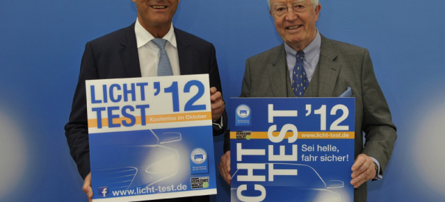 Licht-Test 2012 gestartet : Startschuss für Sicherheitskampagne auf der AMI in Leipzig