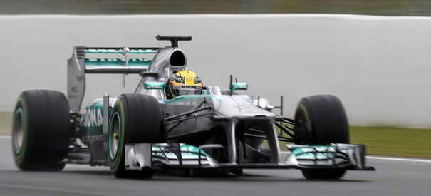 Formel 1: Barcelona-Test -  Hamilton mit Rennsimulation: Der neue Silberfpeil-Pilot mit großem Trainingspensum   