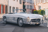 Liebesgrüße aus der Schweiz: Sterne unterm Hammer: 1958er Mercedes-Benz 300 SL Roadster in Silbergrau Metallic