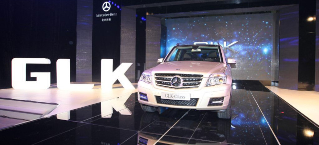 Premiere: Mercedes-Benz GLK läuft in China vom Band: Kompakt-SUV GLK auch in China sehr erfolgreich