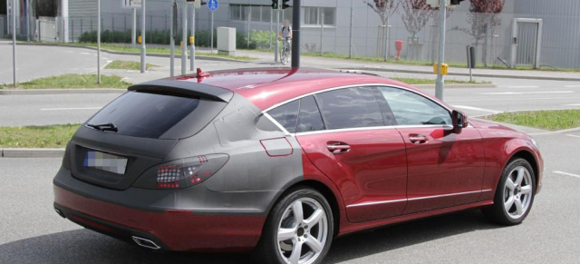 Erlkönig erwischt: Mercedes CLS Shooting Brake : Aktuelle Aufnahmen bringen Licht ins Rückleuchtendesign