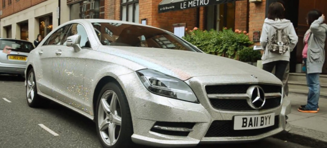 Sternenglanz XXL: Mercedes CLS 350 mit Swarowski-Karosserie: Hochkarätige Veredelung am Oberklasse-Coupé 