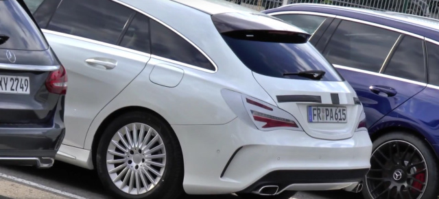 Nahaufnahme: Mercedes CLA Shooting Brake (Video): Schnappschuss-Video von der X117-Modellpflege