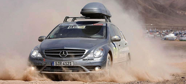 Der etwas andere Mercedes Fahrbericht: Im (T)Raumwagen auf der Dakar 2010: Jörg Sand über die Mercedes R-KLasse, mit der er über 9.000 km die Rally Dakar 2010 begleiten durfte.