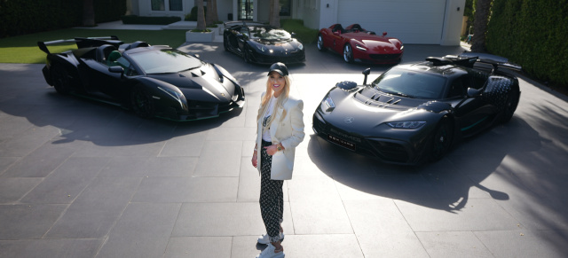 Von der Influencerin und Video-Bloggerin zur Autoverkäuferin: Supercar Blondie versteigert einen AMG ONE