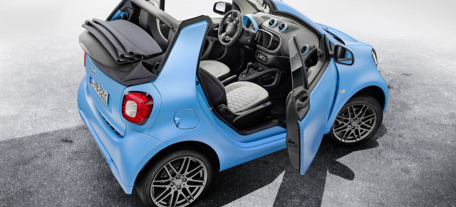 Premiere in Genf: smart fortwo cabrio BRABUS edition & BRABUS Sport-Paket: smart präsentiert sich auf dem  Genfer Salon 2016 frisch, dynamisch und sportlich