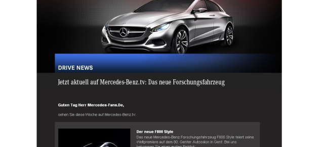 Mercedes-Benz.tv zeigt F800 Style: 