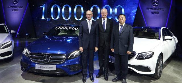 Mercedes-Benz Produktion: Produktionsmeilenstein im Reich der Mitte: Mercedes-Benz macht seine erste Million in China voll 