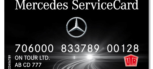 Mercedes ServiceCard: Neuer Look. Neue Möglichkeiten.: Mehr als eine Tankkarte: Erweiterung der bargeldlose Unterwegsversorgung