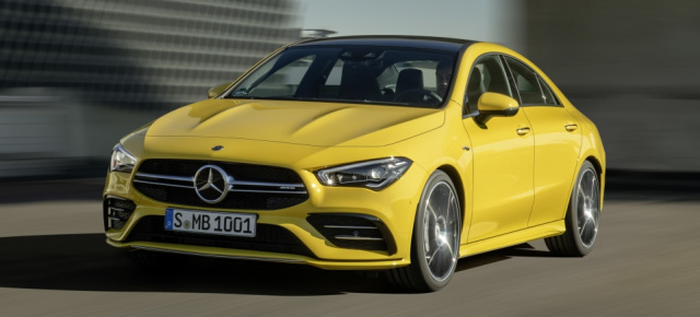 Mercedes-AMG Weltpremiere: Spar-AMG Nr. 3: Vorhang auf für den neuen Mercedes-AMG CLA 35