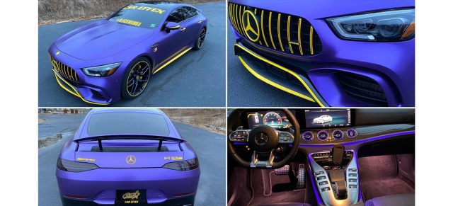 Mercedes-AMG GT 63 S 4-Türer Coupé in Purple & Gold: Tribute für einen großen Sportler: AMG GT 63 X290 in Kobe-Bryant-Farben