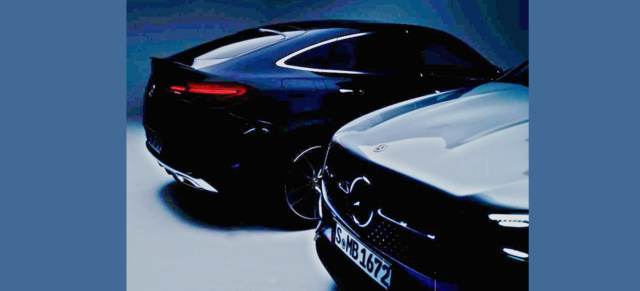 Mercedes-Debüt: GLE-Facelift. 31.01., 18:00 Uhr: Teaser Bild vor der Premiere: Mercedes GLE SUV & Coupé Facelift