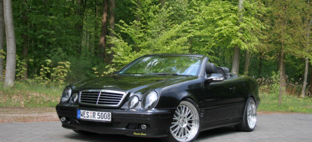 Black Beauty: Mercedes Tuning am offenen CLK: Mercedes-Benz CLK 430 Final Edition: Daily Driver und offen für alle Jahreszeiten