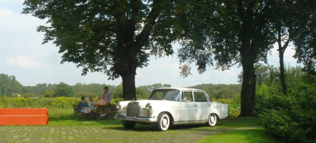 Alltagstauglicher Mercedes-Oldtimer in erster Hand: 200 D "Heckflosse" (W110) : Dank Mercedes Qualität und Pflege: Klassiker seit 45 Jahren in Erstbesitz