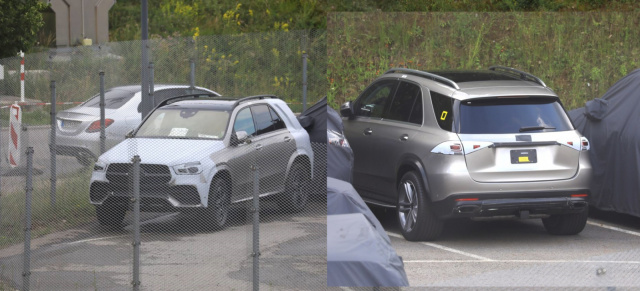 Mercedes-Benz Erlkönig: Star-Spy Shot: Mercedes-Benz GLE 2019 - fast ungetarnt