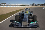 Formel 1 - Jerez Tag 3: Rosberg mit Rekord in Jerez: Der Mercedes-Werksfahrer zeigt sich mit dem dritten Testtag in Jerez sehr zufrieden 