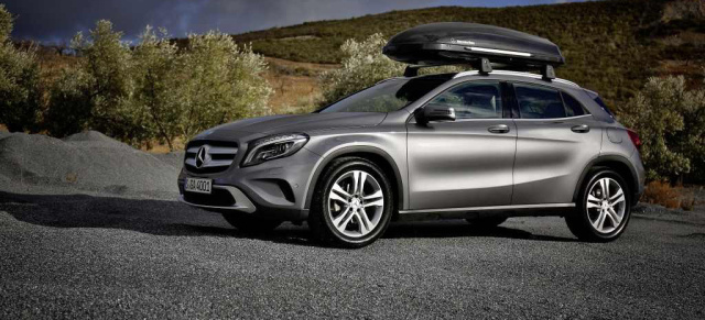 Extrawurst: Original-Zubehör für Mercedes-Benz GLA: Mit diesen Extras wird das Kompakt-SUV mit Stern noch vielseitiger