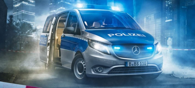 Mercedes Vito im Einsatz: Autobahnpolizei NRW erhält 180 neue Vito-Einsatzfahrzeuge