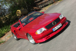 Breit ist allright: 92er Mercedes 500 SL Koenig Specials: Ein dickes Ding: Mercedes 500 SL mit Breitenwirkung