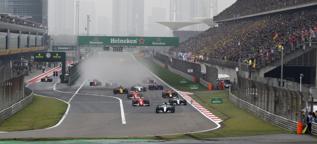 Formel 1 GP von China in Shanghai, Rennen: Silber schlägt zurück!