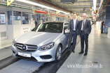 Nummer 1: Erste neue E-Klasse läuft vom Band: Produktionsstart der neuen Mercedes E-Klasse in Sindelfingen