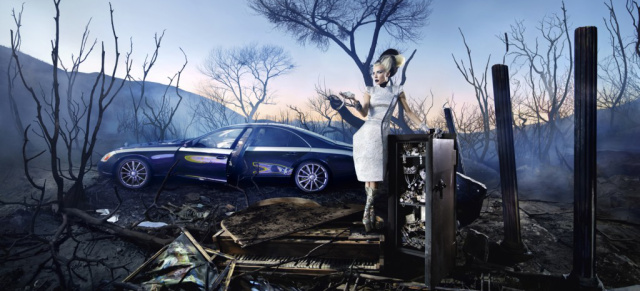Aufregende Fotokunst - David LaChapelle inszeniert Maybach-Luxuslimousinen:
