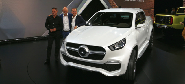 Mercedes-Benz Concept X-CLASS: Interviews mit Dr. Dieter Zetsche, Volker Mornhinweg und Gordon Wagener zum kommenden Mercedes-Benz Pickup