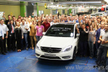 Es geht los:  Mercedes-Benz Werk Rastatt startet Produktion der neuen B-Klasse: Die erste neue B-Klasse, intern W246 genannt, läuft im Mercedes-Benz Werk Rastatt vom Band.