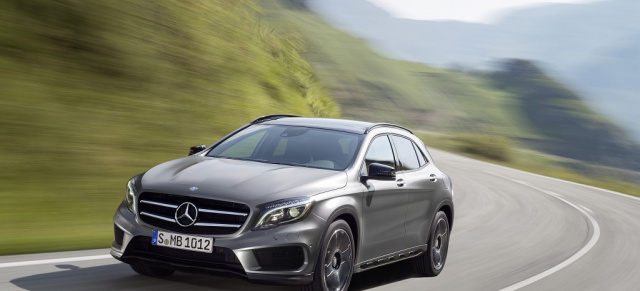 Video: Der neue Mercedes GLA : Erste bewegte Bilder vom neuen Mercedes-Benz GLA