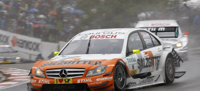 DTM: Spengler holt wichtige  Punkte : Gary Paffett als Vierter bester Mercedes-Benz Fahrer beim 7. DTM Lauf in Brands Hatch 
