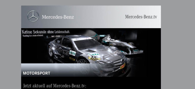 Jetzt auf Mercedes-Benz.tv: Das neue DTM AMG Mercedes C-Coupé: