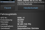 Bei der Mercedes-Gebrauchtwagen-Suche  geht's jetzt  "App"!: Komfortable Gebrauchtfahrzeug-Suche mit Bild und detaillierten Informationen für das iPhone