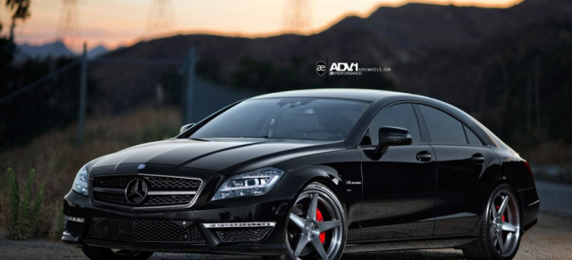 Black is beautiful: Mercedes CLS 63 AMG düster inszeniert: Black & better macht der US-Tuner AE Performance den Mercedes CLS 63 AMG 