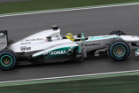 Formel 1 Barcelona Test, Tag 4: Rosberg miit Bestzeit : Der Silberfpilot Nico schloss den letzten Wintertesttag des Mercedes AMG Petronas F1 Teams am Sonntag in Barcelona mit einer Bestzeit ab 