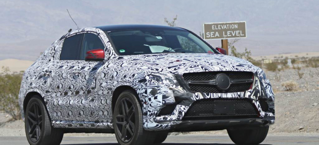 Erlkönig erwischt: Mercedes-Benz ML Coupé: Aktuelle Bilder vom BMW X6 Rivalen mit Stern 
