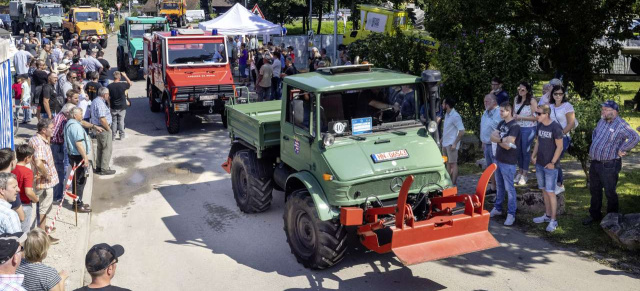 75. Geburtstag des Unimog in Gaggenau: 2000 Besucher feiern das Jubiläum des Unimog