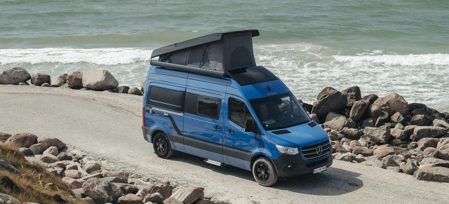 VanLife auf Mercedes-Basis: Sportive Sonderedition mit Premiumausstattung: Hymer Free S Blue Evolution