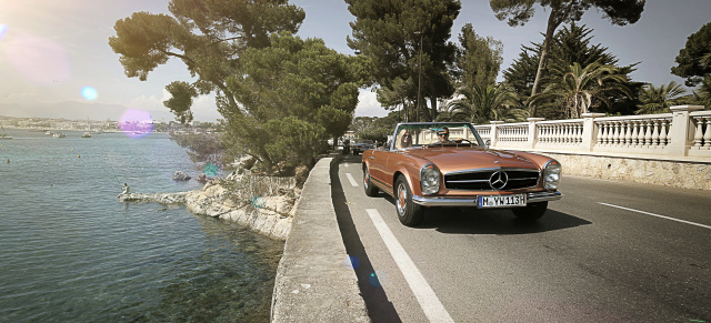Neues Reiseprogramm „Classic Car Travel“ : Unterwegs im klassischen SL: Exklusive Oldtimerreisen für Mercedes-Benz Fans