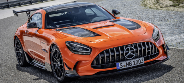 Ab sofort bestellbar: Der neue Mercedes-AMG GT Black Series: Was kostet der neue AMG GT Black Series? Exklusive Black-Series-Farbe kostet 8.468 Euro extra!